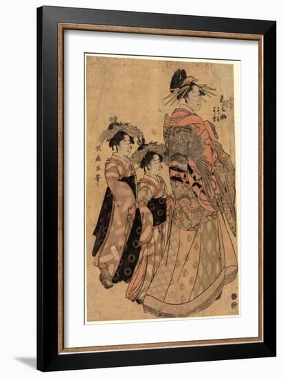 Matsubaya Uchi Somenosuke-Kitagawa Utamaro-Framed Giclee Print