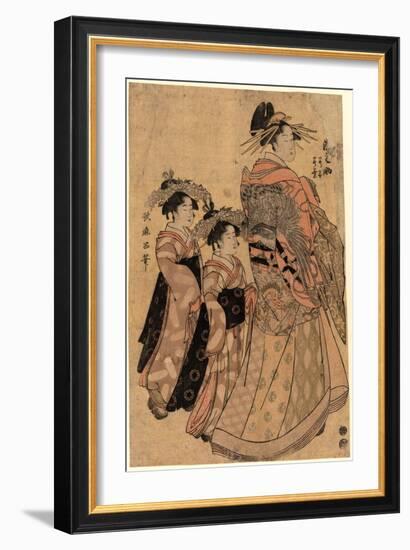 Matsubaya Uchi Somenosuke-Kitagawa Utamaro-Framed Giclee Print