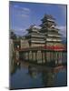 Matsumoto Castle and Moat, Nagano Ken, Japan, Asia-null-Mounted Photographic Print