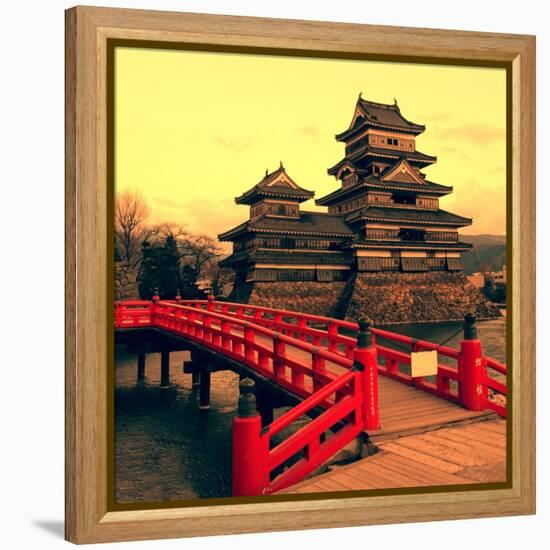 Matsumoto Castle, Japan-Neale Cousland-Framed Stretched Canvas