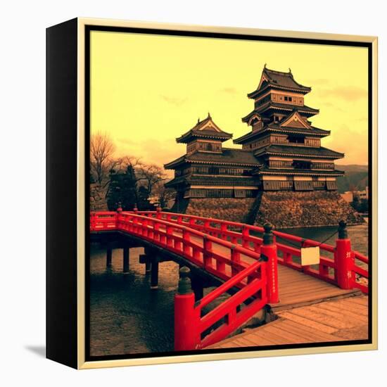 Matsumoto Castle, Japan-Neale Cousland-Framed Stretched Canvas