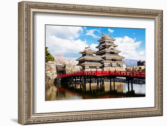 Matsumoto Temple Nagano Japan-null-Framed Art Print