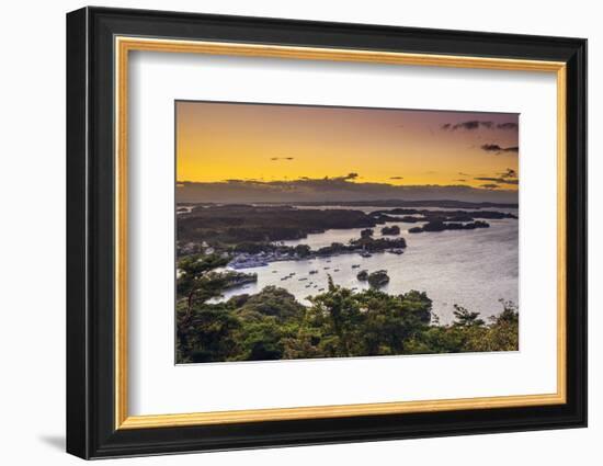 Matsushima, Japan Coastal Landscape.-SeanPavonePhoto-Framed Photographic Print