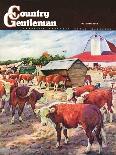 "Milking Time," Country Gentleman Cover, July 1, 1946-Matt Clark-Giclee Print