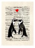 Penguin Lovers-Matt Dinniman-Art Print