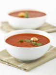 Two Bowls of Tomato Soup-Matt Johannsson-Framed Photographic Print