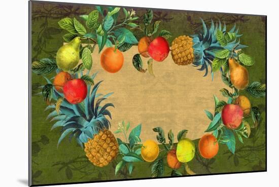 Matted All Fruit-Color Bakery-Mounted Giclee Print
