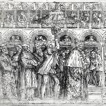 Procession of the Doge and Venetian Officials, C.1555-60-Matteo Pagani-Giclee Print