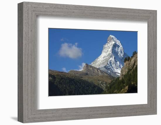 Matterhorn, 4478M, Zermatt, Swiss Alps, Switzerland, Europe-James Emmerson-Framed Photographic Print