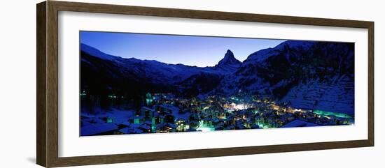 Matterhorn and Zermatt Switzerland-null-Framed Photographic Print