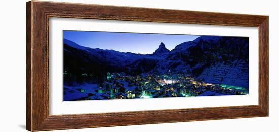 Matterhorn and Zermatt Switzerland-null-Framed Photographic Print