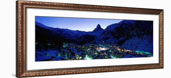 Matterhorn and Zermatt Switzerland-null-Framed Photographic Print