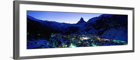 Matterhorn and Zermatt Switzerland-null-Framed Photographic Print