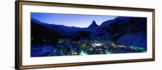 Matterhorn and Zermatt Switzerland-null-Framed Photographic Print