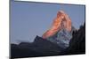 Matterhorn, First Light, Zermatt, Swiss Alps, Switzerland, Europe-James Emmerson-Mounted Photographic Print