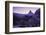 Matterhorn Mountain and Town at Twilight, Zermatt, Switzerland-Gavin Hellier-Framed Photographic Print