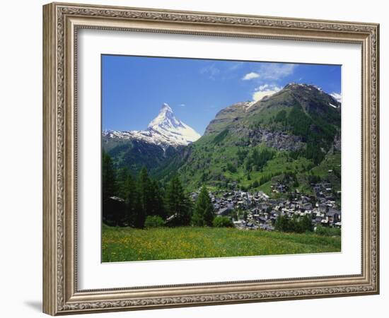 Matterhorn Mountain, Zermatt, Switzerland-Roy Rainford-Framed Photographic Print