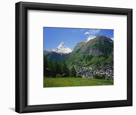 Matterhorn Mountain, Zermatt, Switzerland-Roy Rainford-Framed Photographic Print