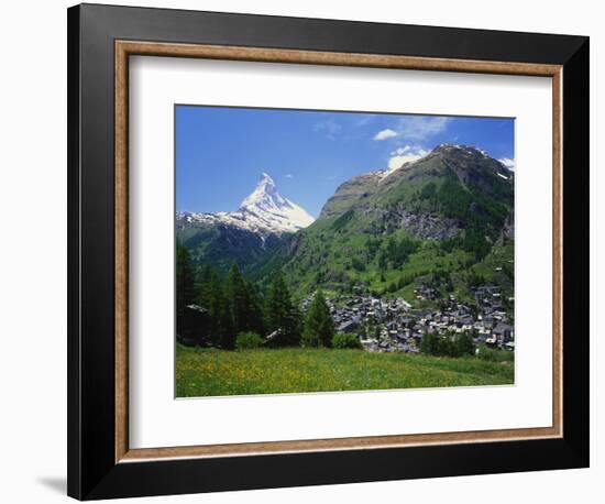 Matterhorn Mountain, Zermatt, Switzerland-Roy Rainford-Framed Photographic Print