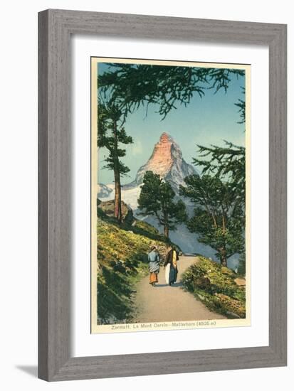 Matterhorn, Swiss Alps-null-Framed Art Print