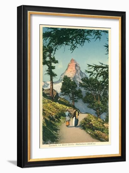 Matterhorn, Swiss Alps-null-Framed Art Print