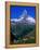 Matterhorn Towering Above Hamlet of Findeln, Valais, Switzerland-Gareth McCormack-Framed Premier Image Canvas