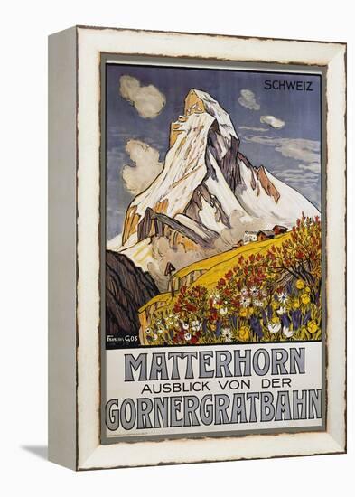 Matterhorn Travel Poster by Francois Gos-Francois Gos-Framed Premier Image Canvas