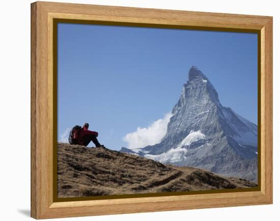 Matterhorn, Zermatt, Canton Valais, Swiss Alps, Switzerland, Europe-Angelo Cavalli-Framed Premier Image Canvas