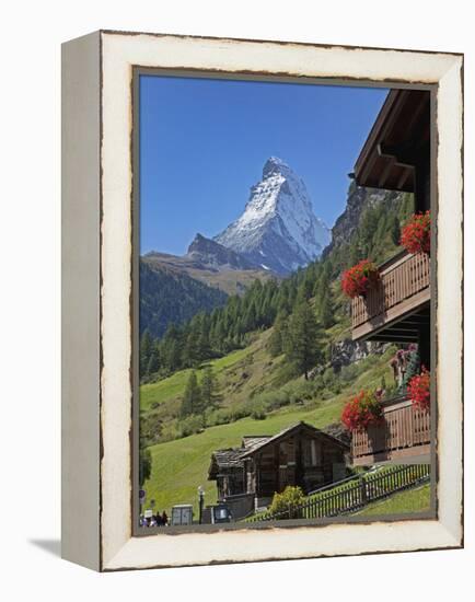 Matterhorn, Zermatt, Canton Valais, Swiss Alps, Switzerland, Europe-Angelo Cavalli-Framed Premier Image Canvas