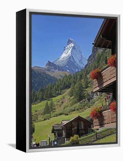 Matterhorn, Zermatt, Canton Valais, Swiss Alps, Switzerland, Europe-Angelo Cavalli-Framed Premier Image Canvas