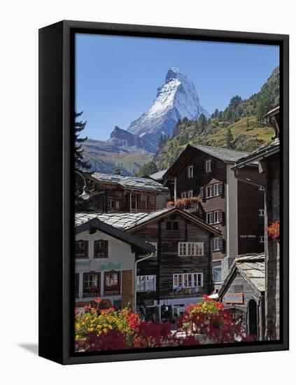 Matterhorn, Zermatt, Canton Valais, Swiss Alps, Switzerland, Europe-Angelo Cavalli-Framed Premier Image Canvas