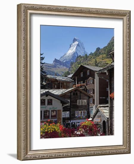 Matterhorn, Zermatt, Canton Valais, Swiss Alps, Switzerland, Europe-Angelo Cavalli-Framed Photographic Print