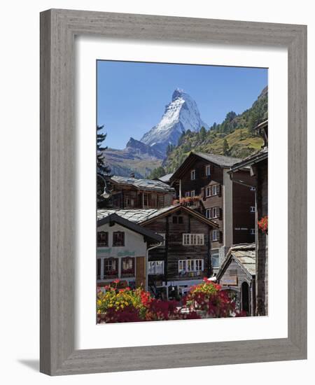 Matterhorn, Zermatt, Canton Valais, Swiss Alps, Switzerland, Europe-Angelo Cavalli-Framed Photographic Print