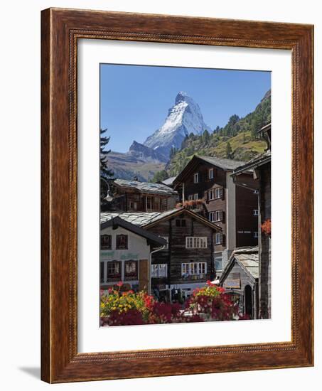 Matterhorn, Zermatt, Canton Valais, Swiss Alps, Switzerland, Europe-Angelo Cavalli-Framed Photographic Print