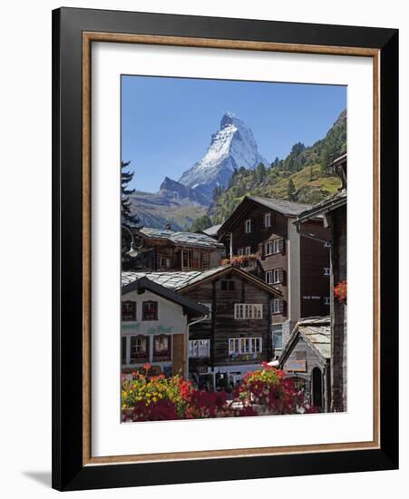 Matterhorn, Zermatt, Canton Valais, Swiss Alps, Switzerland, Europe-Angelo Cavalli-Framed Photographic Print