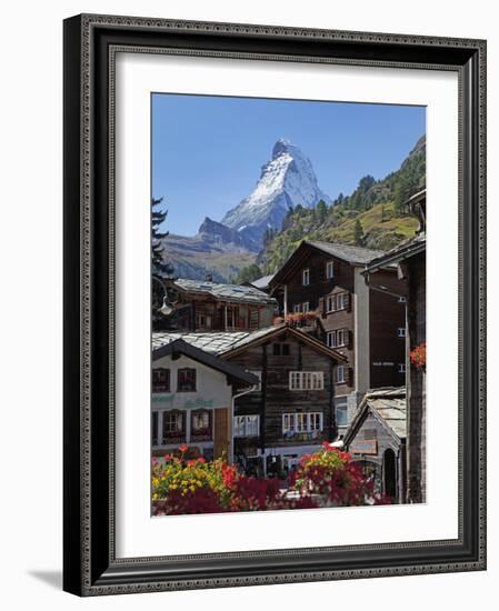 Matterhorn, Zermatt, Canton Valais, Swiss Alps, Switzerland, Europe-Angelo Cavalli-Framed Photographic Print