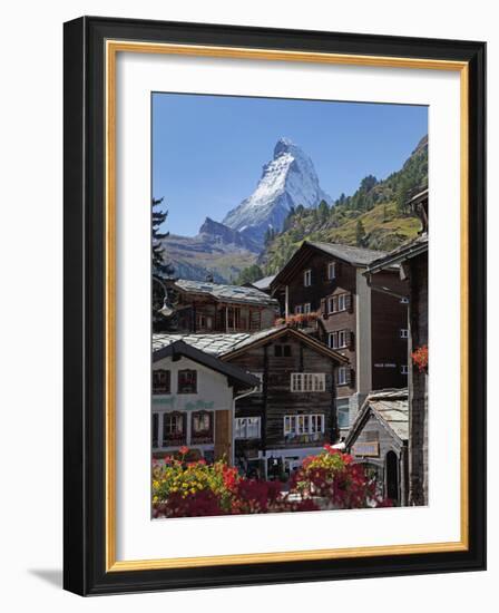 Matterhorn, Zermatt, Canton Valais, Swiss Alps, Switzerland, Europe-Angelo Cavalli-Framed Photographic Print