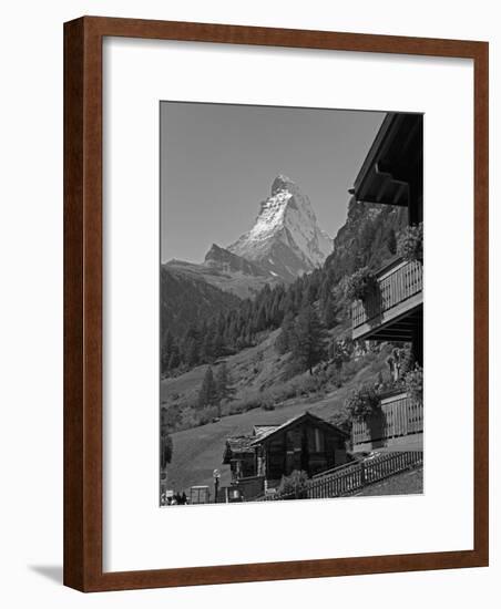 Matterhorn, Zermatt, Canton Valais, Swiss Alps, Switzerland, Europe-Angelo Cavalli-Framed Photographic Print