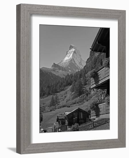 Matterhorn, Zermatt, Canton Valais, Swiss Alps, Switzerland, Europe-Angelo Cavalli-Framed Photographic Print