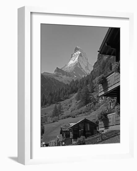 Matterhorn, Zermatt, Canton Valais, Swiss Alps, Switzerland, Europe-Angelo Cavalli-Framed Photographic Print