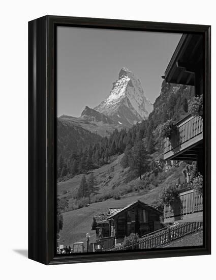 Matterhorn, Zermatt, Canton Valais, Swiss Alps, Switzerland, Europe-Angelo Cavalli-Framed Premier Image Canvas