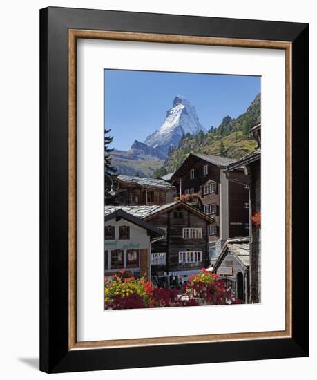 Matterhorn, Zermatt, Canton Valais, Swiss Alps, Switzerland, Europe-Angelo Cavalli-Framed Photographic Print