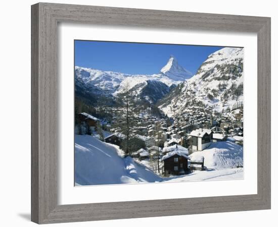 Matterhorn, Zermatt, Switzerland, Europe-Gavin Hellier-Framed Photographic Print