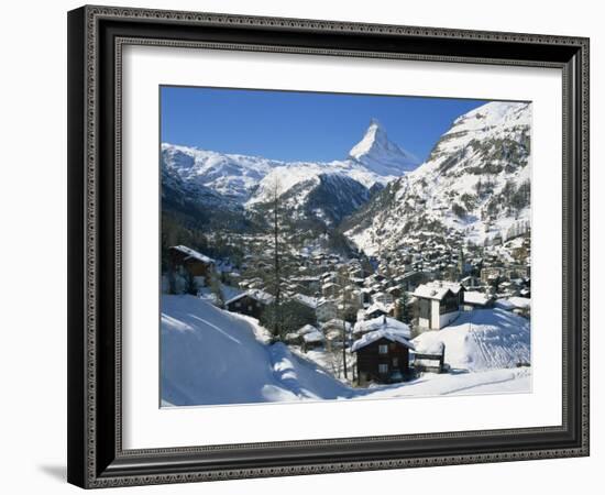 Matterhorn, Zermatt, Switzerland, Europe-Gavin Hellier-Framed Photographic Print