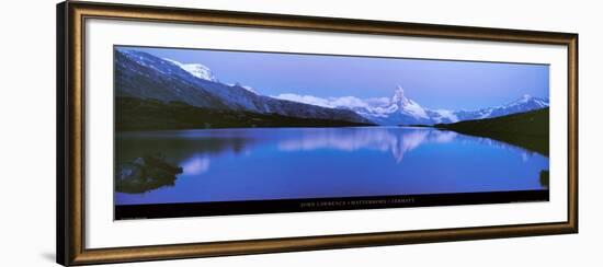 Matterhorn - Zermatt-John Lawrence-Framed Art Print