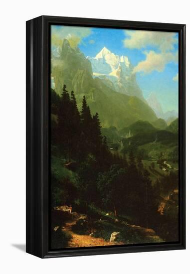 Matterhorn-Albert Bierstadt-Framed Stretched Canvas