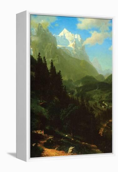 Matterhorn-Albert Bierstadt-Framed Stretched Canvas