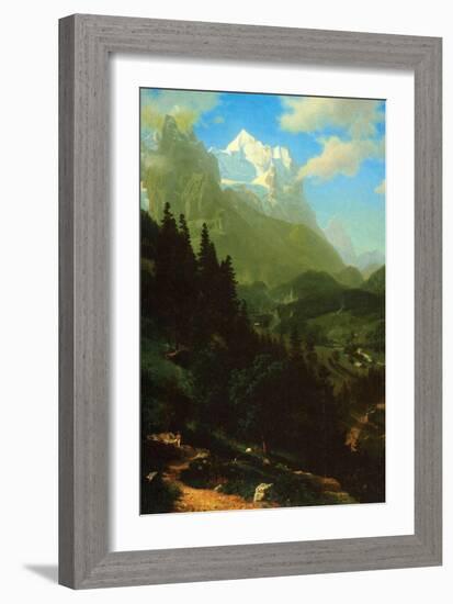 Matterhorn-Albert Bierstadt-Framed Art Print