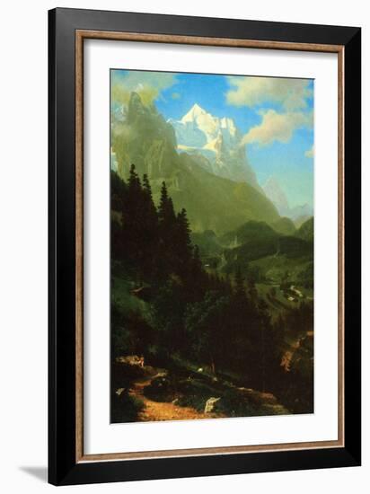 Matterhorn-Albert Bierstadt-Framed Art Print