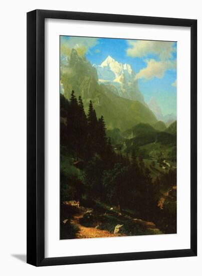 Matterhorn-Albert Bierstadt-Framed Art Print